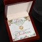 Love Knot 1st Christmas pendant