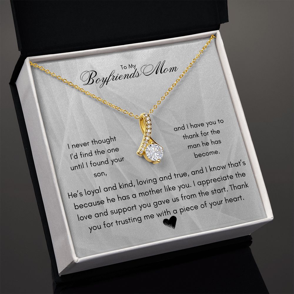 To my boyfriends mom Alluring Beauty necklace