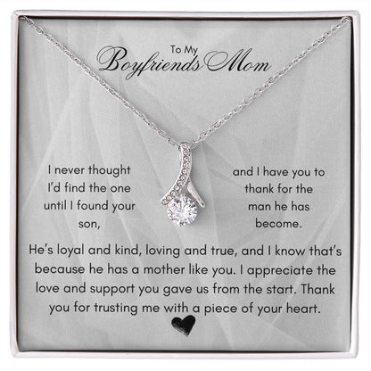 To my boyfriends mom Alluring Beauty necklace