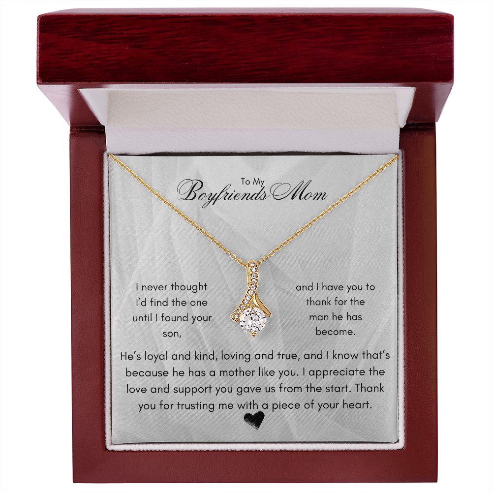 To my boyfriends mom Alluring Beauty necklace