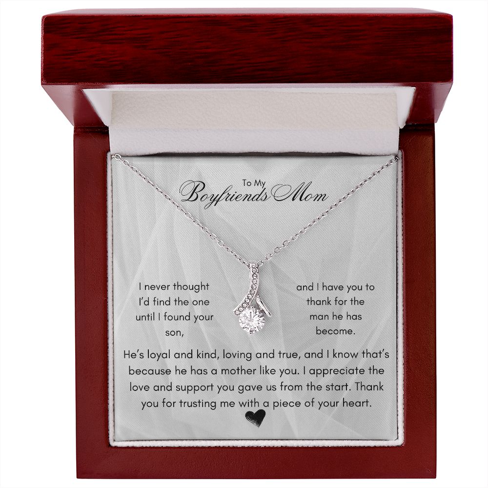 To my boyfriends mom Alluring Beauty necklace